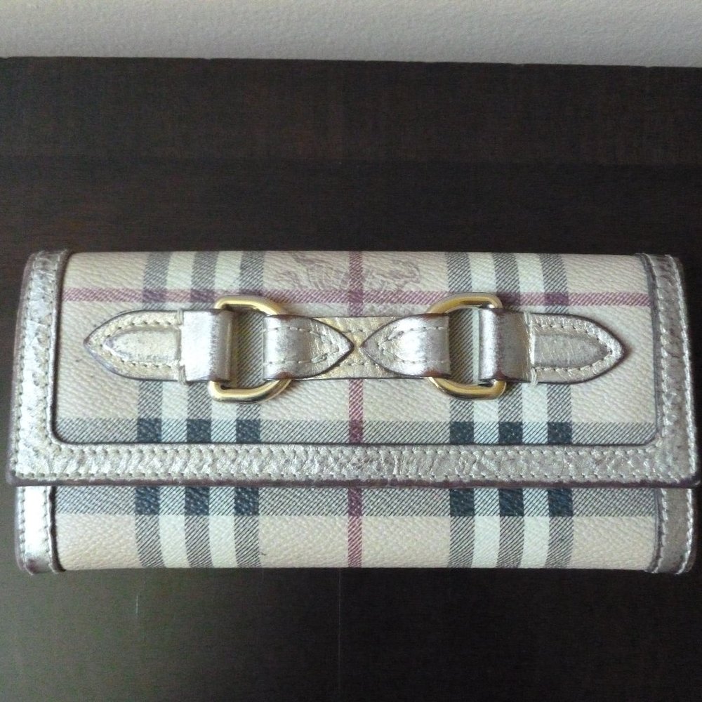 Burberry Haymarket Check Continental Wallet